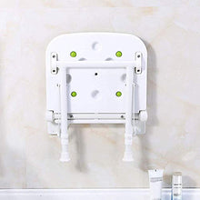 WCY Seggiolino da Doccia Pieghevole, Sgabello da Bagno a Muro con Imbottitura Antiscivolo, Poltrona da Bagno Anziani/per disabili |Max.300kgs, Blue-475hmm yqaae (Color : Green, Size : 425Hmm)