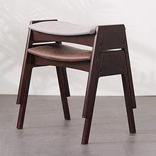Sedile per trucco per camera da letto Trucco Sgabello spogliatoio in legno Tavolo Sgabello semplice trucco di colore solido Tabella sgabello imbottito Vanity sgabello del pianoforte scarpe da banco