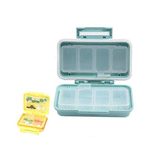BGSFF Scomparti Portapillole Organizer Paglia di Grano Resistente a Gocce e Graffi Organizer settimanale per Pillole di Grande capacità Doppio Grande Rosa