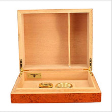 Vassoio di Cenere di Sigaro Cigar Humidor Cedar Legno del Cigar Box igrometro umidificatore Circa 25-30 Sigari