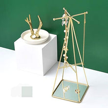 WFBD-CN Luce Stile Nordico di Lusso di Ferro in Oro dei monili a Rack in Oro Rosa Scaffale Dressing Table Creativo Decorazione mensola di Esposizione