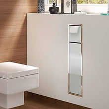 Emco Asis 150 974027840 - Armadietto da Bagno a Incasso, per WC, Cromato/Vetro Bianco