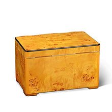 WY-YAN Legno di Cedro di Due Pallet cassetto Humidor Messa Giallo