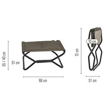 Lafuma Sgabello/Poggiapiedi, Next, Air Comfort, Grigio talpa, LFM2584-7057