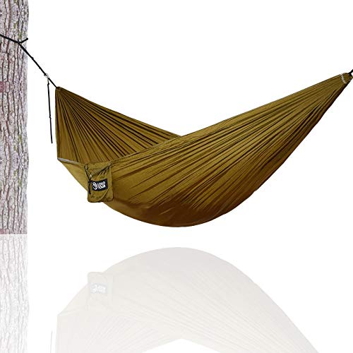 Amaca Escursionismo Campeggio 270 * 140 Cm Amaca Portatile In Nylon Di Sicurezza Paracadute Hamac Sedia Sospesa Altalena Outdoor Doppia Persona Tempo Libero Hamak