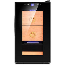 Ping Bu Qing Yun Cigar Box, Cabinet Sigaro elettronico Intelligente di Controllo della Temperatura Piccolo Idratante Frigorifero del Governo costante di Temperatura e umidità Nero Sigari Humidors