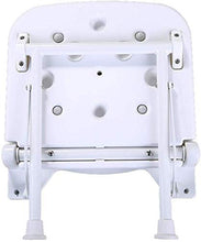 Sgabello per il bagno Bagno Sgabello AntiSlip doccia Sedile sgabello pieghevole a parete doccia Sedile Sgabello in lega di alluminio da bagno Sedia pieghevole alta portante pieghevole Bagno Sgabello M