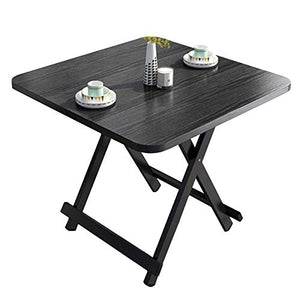 Tavolo Da Tavolo Pieghevole Tavolo Quadrato Portatile Multifunzione, Semplice Tavolo Da Pranzo Pieghevole Per Uso Domestico, Non È Necessario Assemblare, Piegare A Metà, Adatto Per Studio, Ufficio, Ri