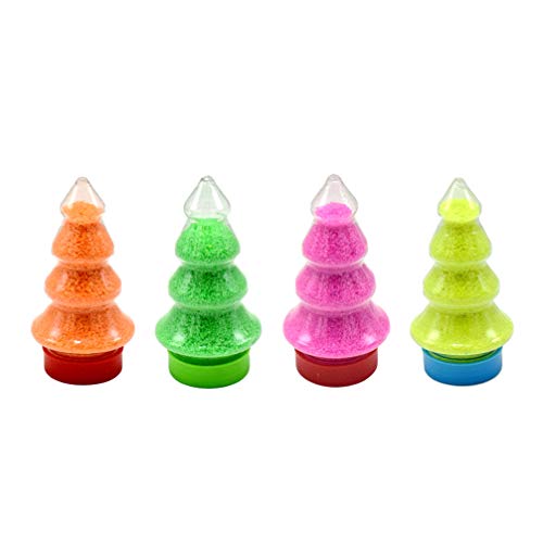 NUOBESTY 4 Pezzi di Sabbia Magica Sabbia Magica Gioca a Giochi di Sabbia per Bambini Sabbia Idrofobica