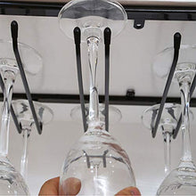 Moderno Arte del Ferro Vino Cremagliera di Vetro Appeso Multifunzione Senza Unghie Portabicchieri da Vino Cucina Bar caffè semplicità Elegante Collegare Cremagliera del Vino