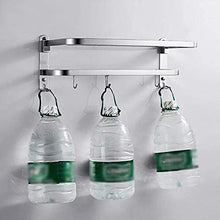 HYJMJJ Great Coat Ganci, Bagno mensola in Acciaio Inox Telaio Pieghevole Mobile portasciugamani Parete Mensola da toeletta Shelf Posizionamento Cosmetic Finiture Profilo Tieni la Grande Vita.