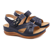 AFANG Sandali Comodi Donna Estivi, Zeppe Punta Tonda Morbide Pantofole Cave Bocca Larga, Estivi Spiaggia Morbidi Confortevole Flip Flop Pantofole Piscina Ciabatte Estive,C,42
