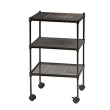 Il canestro portatile multiuso della maglia del metallo di 3 spazia il carrello dell'organizzatore del carrello di utilità della lavanderia di rotolamento portatile Carrelli di stoccaggio