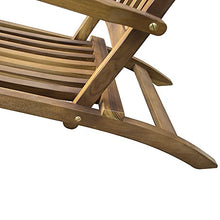 Trueshopping Lettino Prendisole da Giardino Reclinabile - Sedia per Esterno Pieghevole in Legno Massello di Teak con Poggiapiedi Sbaloritiva tonalità Dorata Ideale per Giardino, Patio e Bordo Piscina
