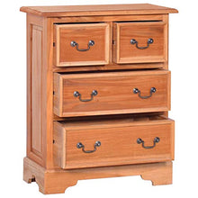 Tidyard Cassettiera in Legno Massello di Mogano,Cassettiera per Camera,Cassettiera Armadio Interna,Utilizzato in Camera da Letto, Soggiorno, Cucina