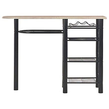 Set Tavolo da Bar 3 Pezzi con 2 sgabelli da Bar Tavolo da Bar per Colazione e sgabelli Set per Cucina Soggiorno Sala per Feste Industriale in Legno e Acciaio Greybarbar