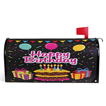 Torta di compleanno celebrazione palloncino regali cassetta postale copre giardino magnetico decorazione casa dimensioni standard 53,3 cm x 45,7 cm