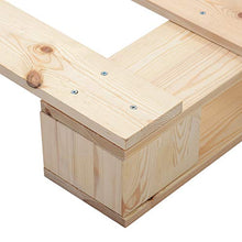 WGYDREAM Letto Base della Rete Solida Letto della Piattaforma della Struttura del Letto Singolo in Legno Massello con Robusto Supporto A Doghe, Legno Naturale, 90 * 200 Cm