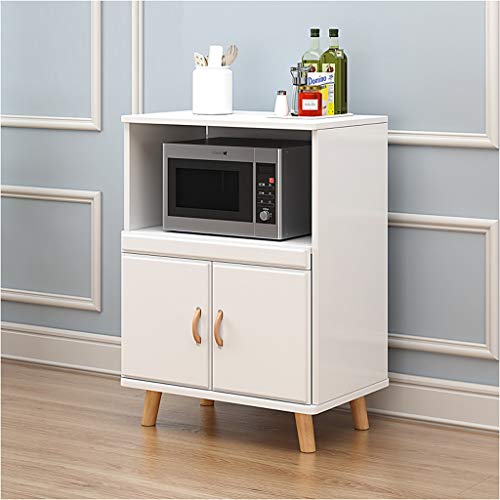 DOMESTICO Assemblare Credenza Moderna Armadio semplicità di Uso della casa Soggiorno Bagagli Fianco del Mobile Kitchen Cabinet pensile Tea Gabinetto XMJ (Color : White)
