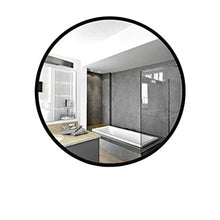 LULUTING Specchio Trucco Bagno Specchio Telaio in Alluminio Specchio da Toilette Wall Hanging Specchio Specchio Rotondo Specchio Decorativo 50 × 50 Centimetri