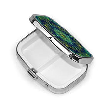 Scatola quadrata per pillole medicinali Mandala stampe moda pillola organizzatore viaggio pillole dispenser per vitamine integratori