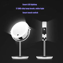 LLG Household Items& Specchio for Il Trucco, Smart Desktop LED Fill Light può Essere lanciato HD Desktop Cosmetic Mirror R09