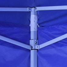 vidaXL Tenda da Giardino Pieghevole Impermeabile Blu 3x3 m con 4 Pareti Gazebo