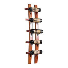 Scaffale Legno Porta Vino Portabottiglie Per Vino Scaffale Vini A Muro- Porta Bicchiere Da Vino Da Parete, Portabottiglie, Decorazione Domestica