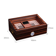 Vassoio di Cenere di Sigaro Leggero Cigar Humidor Valigia - con Pannello Frontale Digitale igrometro Versatile Strong Seal Resistente all'Usura