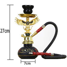 GSYH Creativo Shisha, 27cm Arabo Narghilè Bar Nightclub Fumatori Acqua Tubo Flessibile per Il Partito Family Dining,Rosso