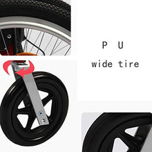 Carrozzine Semoventi, Trasporto Portatile, Sport E Tempo Libero, Pieghevole in Alluminio Leggero, Manuale con Pedali Pieghevoli, Custodia per Disabili, Scooter A Spinta per Anziani A