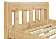 Erst-Holz Robusto Letto Classico 90x200 in Pino massello Laccato con doghe rigide Curve 60.38-09FL