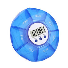 Scatola di immagazzinaggio elettronica dell'erogatore della medicina del promemoria del timer della pill