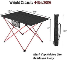 Tavolo da picnic all'aperto Tavolo da campeggio Pieghevole Picnic Table Portable Pieghevole Campeggio Picnic Table Party Cucina Giardino all'aperto Giardino BBQ in alluminio per cucina all'aperto Gard