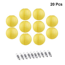 ARTFFEL Vola Carta LED Lanterna Rotonda Pieghevole Lanterna appesa Wedding Scene Decoration Lampada a Sospensione a LED 20PCS .Compleanno