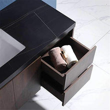 Set da Bagno a Specchio Armadio Mobile da Bagno in Legno massello Combinato Semplice Marmo di Marmo Vanity Cabinet Specchio Intelligente Mobili per la casa Decorativi