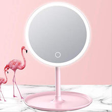 CRYPY Specchio per Il Trucco con medicazione Luminosa a LED Specchio Beauty Ring Light Mirror Beauty Tools per Foto Fill Light Small Mirrors