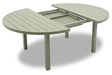 giordano shop Set Tavolo Allungabile e 4 Sedie da Giardino in Alluminio Ermes Bianco
