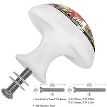 Cartoon Poker Würfel 4 PCS Pomelli per Porta, Pomolo per Mobile, Pomelli per Mobili con Viti, Maniglia per Armadietto, Pomelli per Porta, Pomelli per Cassetti per Porta, Armadio, Cassetto e Credenza