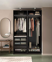 PAX telaio armadio 75x58x201 nero-marrone