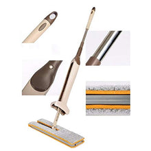 SSAYY Mop Mop in Microfibra per Pavimenti in Legno A Doppia Faccia Senza Mocio per Lavaggio A Mano con 4 Panni per La Casa