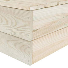 Tidyard Divano da Giardino 2 Posti su Pallet Legno Abete Impregnato,Set Divano da Giardino,per Giardini, Soggiorno,Balconi e Terrazzi