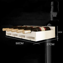 ZLJ Portabottiglie Portabottiglie Portabottiglie Portabottiglie in Legno massello Portabottiglie da Vino in Stile Europeo Portabottiglie da Parete 5 Bottiglie di ceppi Senza lacca