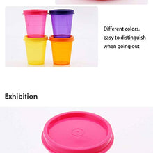 Mini di Plastica Contenitore per Alimenti,Usato per Congelatore Cucina Sicurezza Senza BPA Ermetico Quattro Colori Supplemento di Cibo Scatola di Immagazzinaggio-E