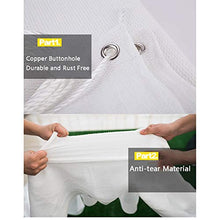 80% Tela Reticella Panno, Leggero Telo A Rete for Piante Fiori Pet Canili con Corda/Gromments, Bianco (Size : 3x4m)