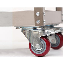 YIN YIN Carrello per Ripiani Carrello in Acciaio Inox - Car Repair Mobile Shelf Tool Shelf Repair Tool Parts Carrello 3 Strati Multi-Funzione fatturato Carrello a rulli
