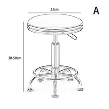 ZHJING Seggiola da Bar Sgabelli da Bar Sedia da Pranzo con Ruote Sgabelli da Bar Mobili Sgabelli da Bar Ad Altezza Regolabile da Cucina (Color : Red, Size : A)