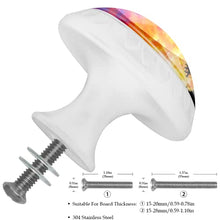 Maniglie per cassetti Manopole per cassetti Manopole rotonde Confezione da 4 per armadietto, cassetti, cassettiere, cassettiere ecc - ColSky e Unicorn