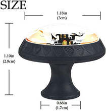 Castle Bat Halloween Moon Pomelli per Porta Set di 4 Pomelli per Mobili Manopole per Cassetti Cucina Armadio Vetro