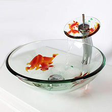 Vetro temperato Verniciato sopra Il lavabo del lavabo del Bacino del lavabo del Bacino del lavabo del lavabo del Bagno Rotondo di Arte Lavandini Bagno